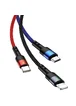 Дата кабель Usams US-SJ318 U26 Spring 3in1 Usb to Combo (1.5m) Черный