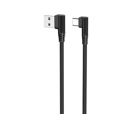 Дата кабель Hoco U83 "Puissant Silicone" Type-C (1.2 m) Черный