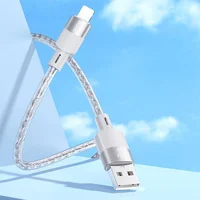 Дата кабель Hoco X99 Crystal Junction USB to Lightning (1.2m) Gray