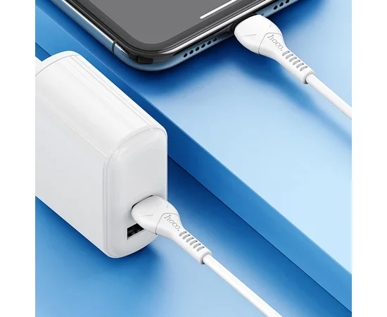 Дата кабель Hoco X55 Trendy Type-C to Lightning (1m) White