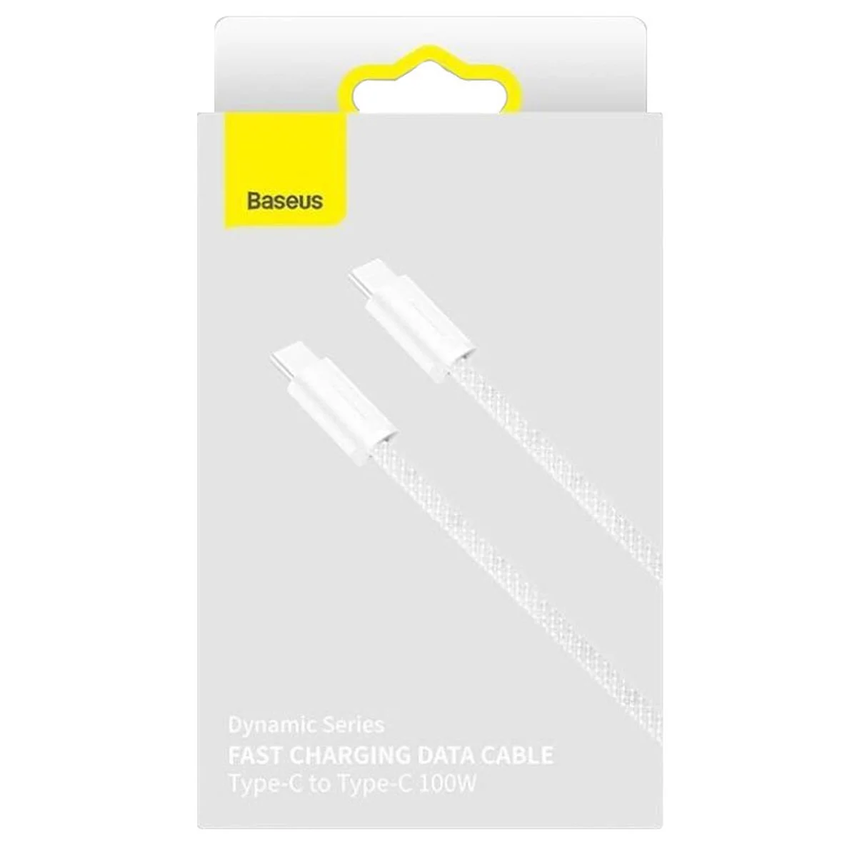 Дата кабель Baseus Dynamic Series Type-C to Type-C 100W (1m) (CALD00020) White