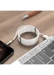 Дата кабель Hoco U91 "Magic magnetic" Lightning (1М) Белый