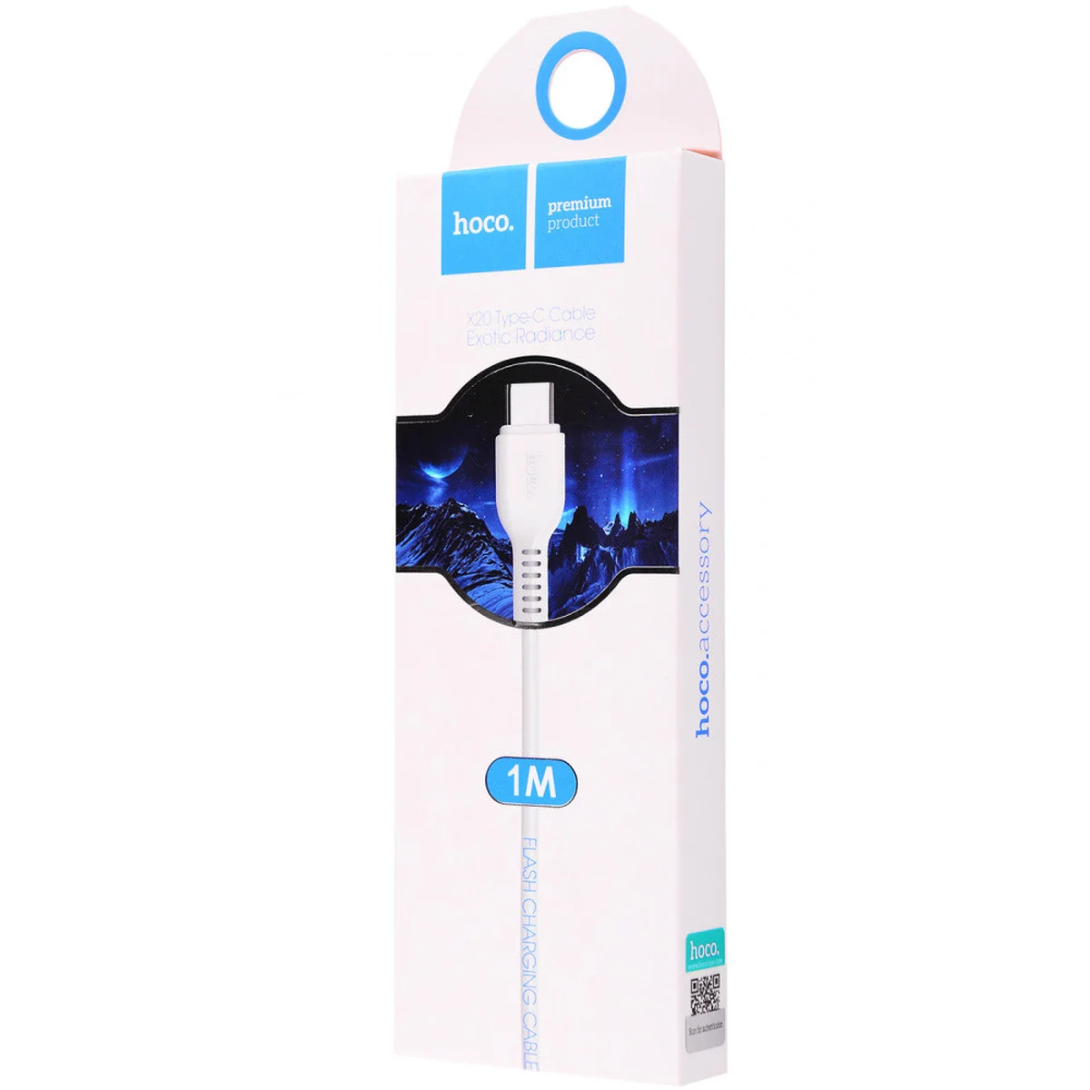 Дата кабель Hoco X20 Flash Type-C Cable (1m) Белый