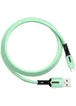 Дата кабель Usams US-SJ431 U51 Silicone USB to Lightning (1m) Мятный