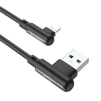Дата кабель Borofone BX58 Lucky USB to Lightning (1m) Черный