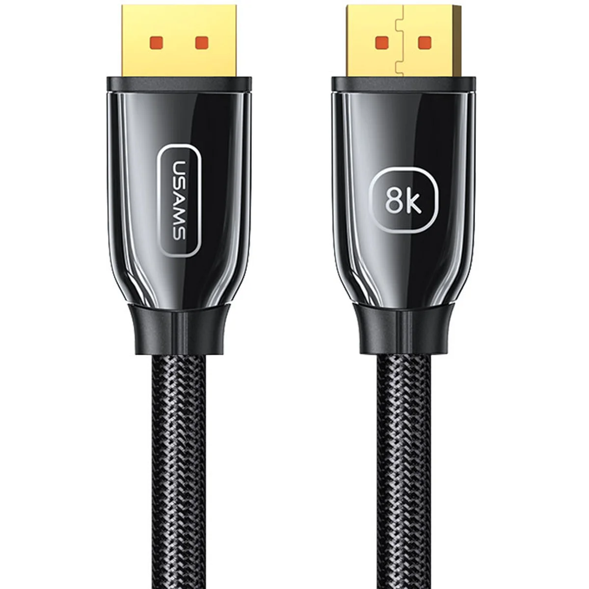 Дата кабель Usams US-SJ532 U75 8K DP to DP 1.4 HD (2m) Black