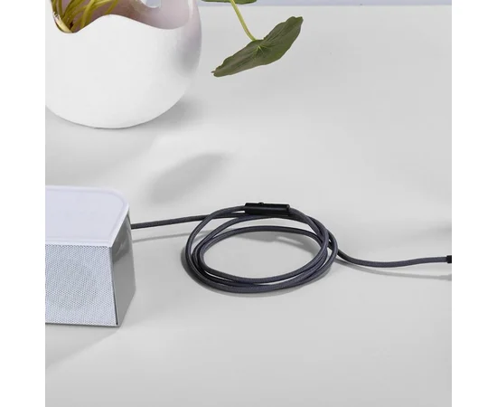 Аудио кабель Aux Hoco UPA04 With Mic (1m) Черный