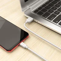 Дата кабель Borofone BX14 USB to MicroUSB (1m) Белый