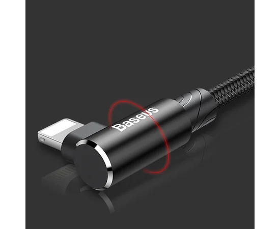 Дата кабель Baseus MVP Elbow Lightning Cable 2.4A (1m) (CALMVP) Black