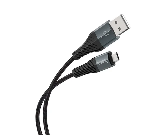 Дата кабель Hoco X38 Cool MicroUSB (1m) Черный
