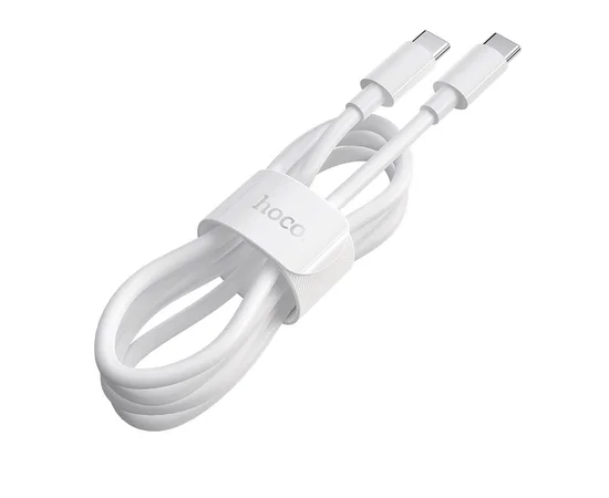 Дата кабель Hoco X51 "High-power" Type-C to Type-C 100W (1m) Белый