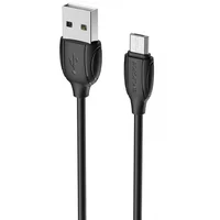 Дата кабель Borofone BX19 USB to MicroUSB (1m) Черный