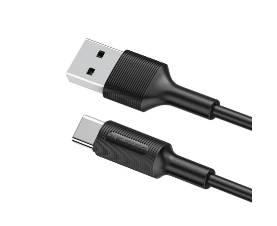 Дата кабель Borofone BX1 EzSync USB to Type-C (1m) Черный