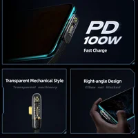 Дата кабель USAMS US-SJ587 Type-C to Type-C PD 100W Right-angle (2m) Black