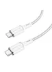 Дата кабель Borofone BX90 Cyber Type-C to Type-C (1m) White