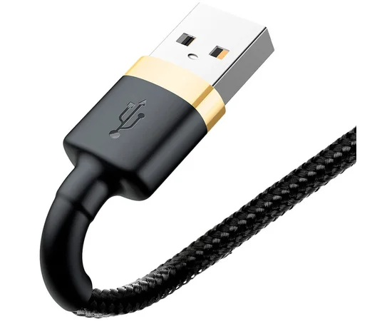Дата кабель Baseus Cafule Lightning Cable 1.5A (2m) (CALKLF-C) Золотой / Черный