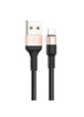 Дата кабель Hoco X26 Xpress Type-C Cable (1m) Черный / Золотой