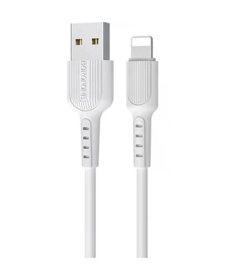 Дата кабель Borofone BX16 USB to Lightning (1m) Білий