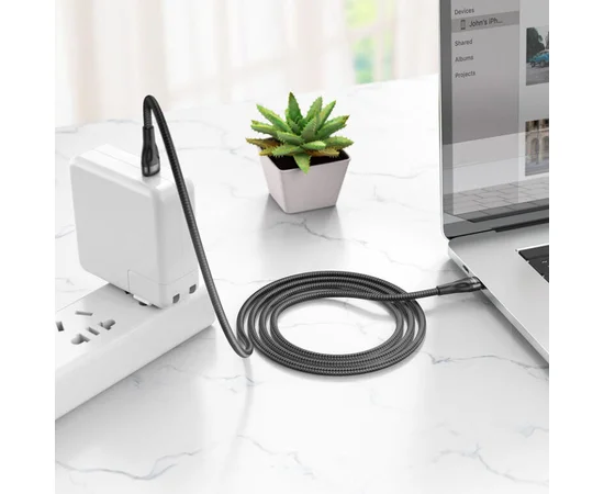 Дата кабель Borofone BX61 Source 60W Type-C to Type-C (1m) Black