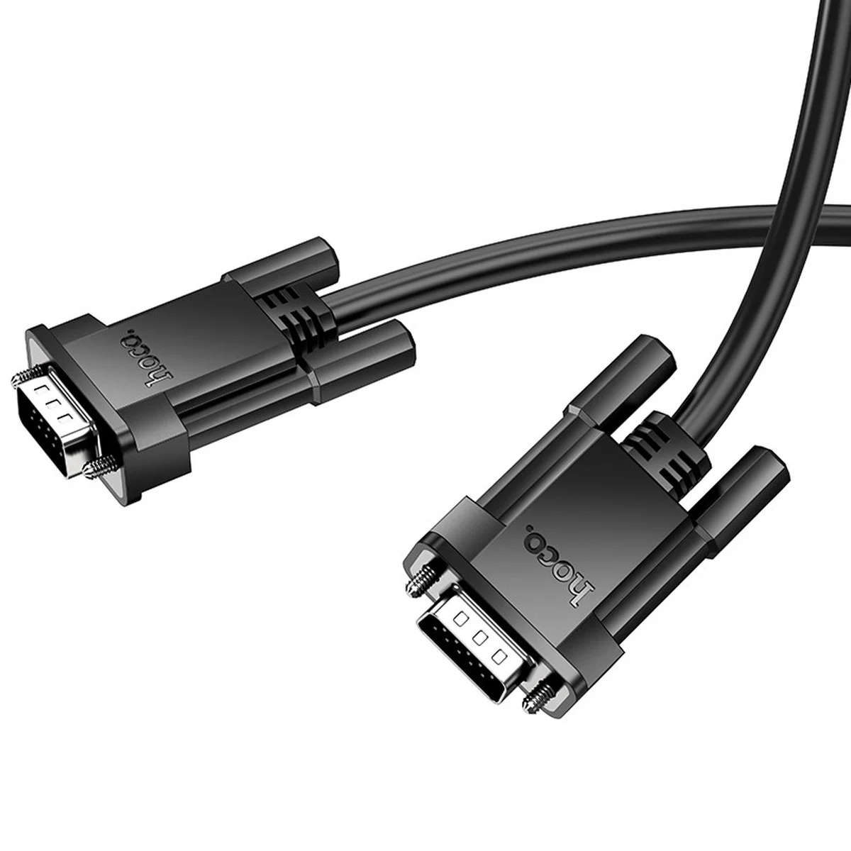 Дата кабель Hoco US11 VGA male to VGA male HD (1m) Black