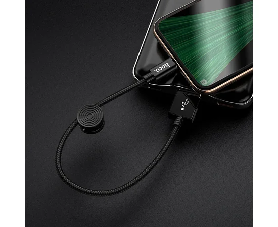 Дата кабель Hoco X35 Premium USB to MicroUSB (0,25m) Черный