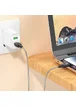 Дата кабель Hoco U124 Stone silicone power-off 60W Type-C to Type-C Black