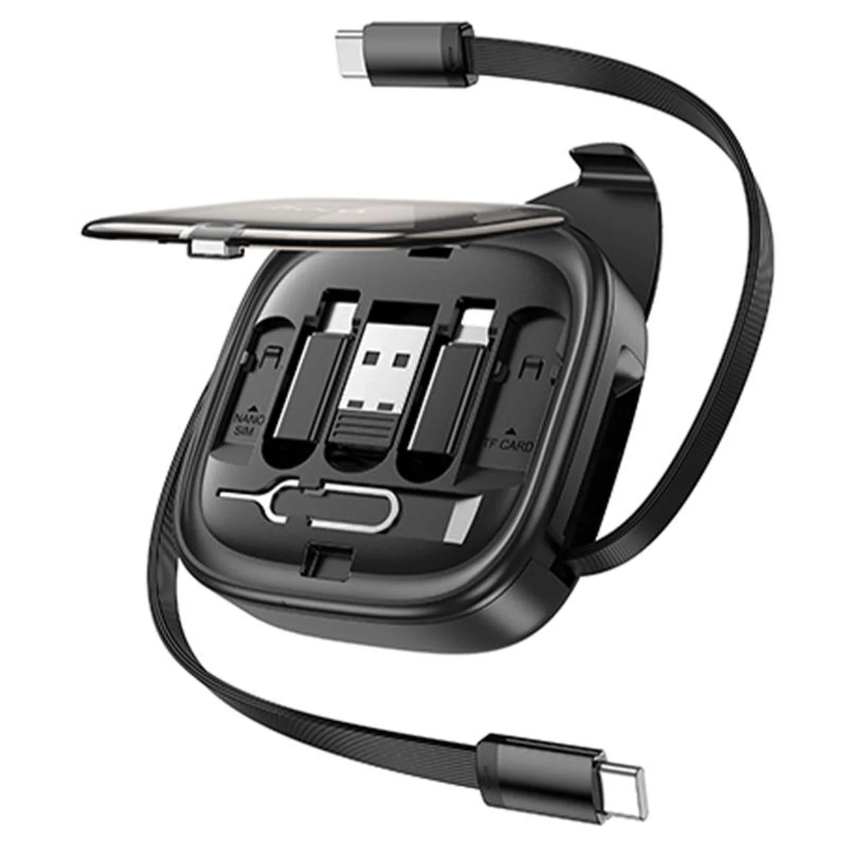 Дата кабель Hoco U140 with cable set 5in1 60W (0.95m) Black