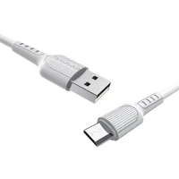 Дата кабель Borofone BX16 USB to MicroUSB (1m) Белый