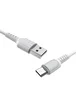 Дата кабель Borofone BX16 USB to MicroUSB (1m) Белый