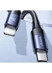 Дата кабель USAMS US-SJ521 U71 Type-C to Lightning PD 20W (1.2m) Black