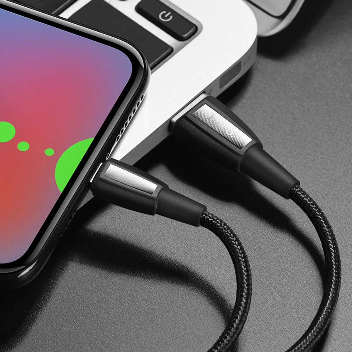 Дата кабель Hoco X39 "Titan" MicroUSB (1m) Чорний