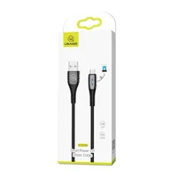 Дата кабель USAMS US-SJ346 Smart Power-off Micro Cable U-Tone (1.2m) Черный