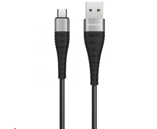 Дата кабель Borofone BX32 Munificent USB to MicroUSB (1m) Black