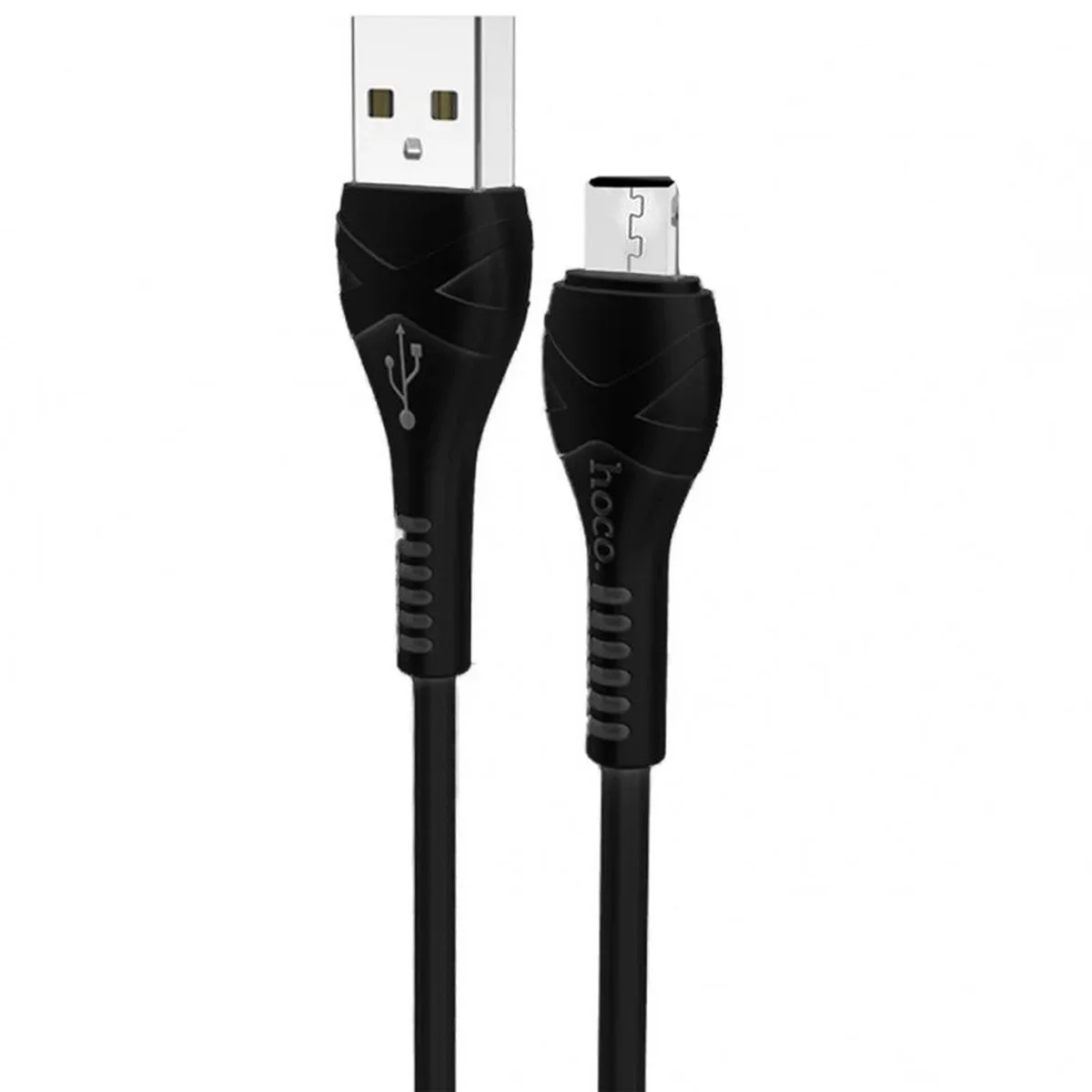 Дата кабель Hoco X37 "Cool power" MicroUSB (1m) Чорний