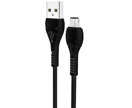 Дата кабель Hoco X37 "Cool power&rdquo; MicroUSB (1m) Черный