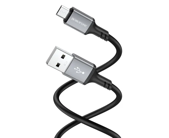Дата кабель Borofone BX83 Famous USB to Micro-USB Black