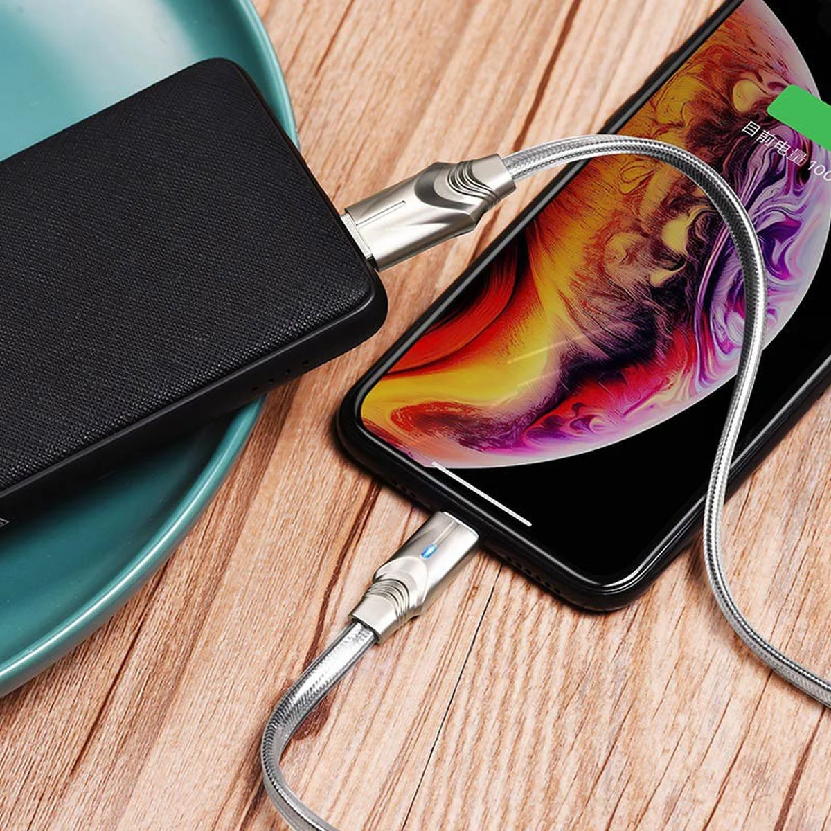 Дата кабель Borofone BU12 Synergy USB to Type-C (1.2m) Серебряный