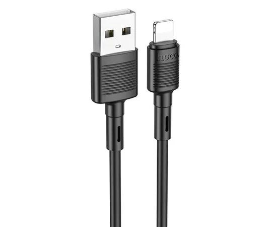 Дата кабель Hoco X83 Victory USB to Lightning (1m) Black