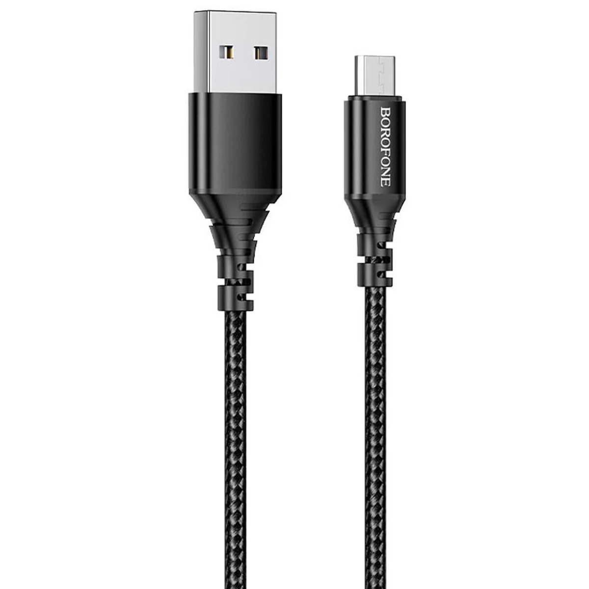 Дата кабель Borofone BX54 Ultra bright USB to MicroUSB (1m) Черный