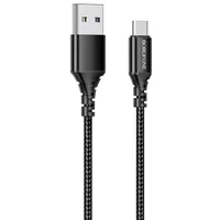 Дата кабель Borofone BX54 Ultra bright USB to MicroUSB (1m) Черный