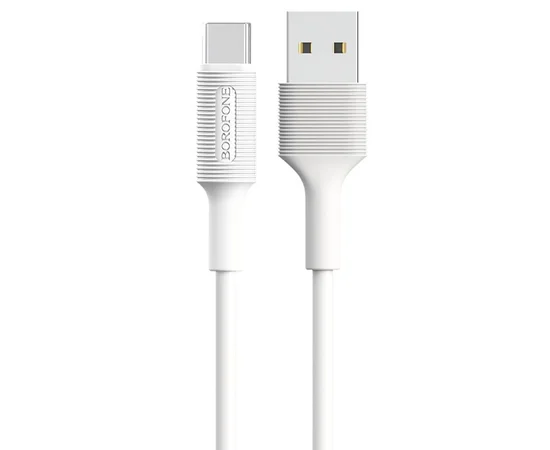 Дата кабель Borofone BX1 EzSync USB to Type-C (1m) Белый