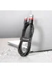 Дата кабель Baseus Cafule Type-C Cable 3A (0.5m) Красный / Черный