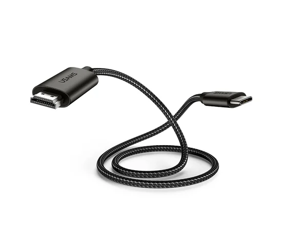 Адаптер USAMS US-SJ282 U22 HDMI 4K HD to Type-C Черный
