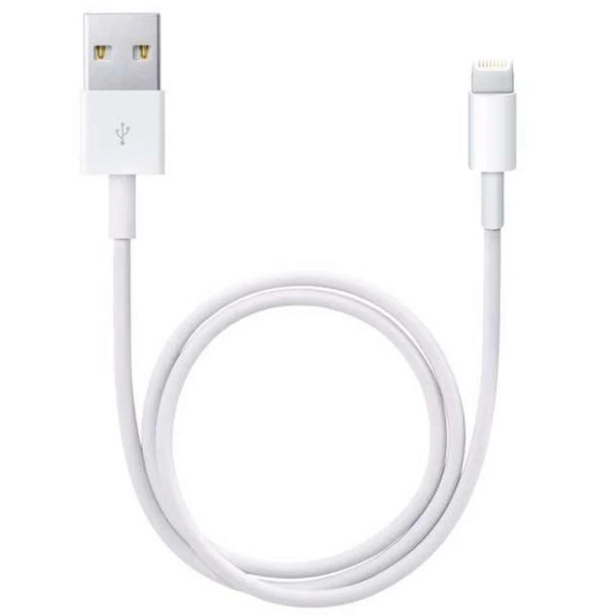 Дата кабель для Apple USB to Lightning (ААА) (1m) no box Белый
