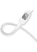Дата кабель Hoco U124 Stone silicone power-off Type-C to Lightning Gray