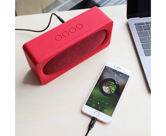 Аудио кабель Aux Hoco UPA13 (AUX 3.5 to Lightning) (1m) Черный