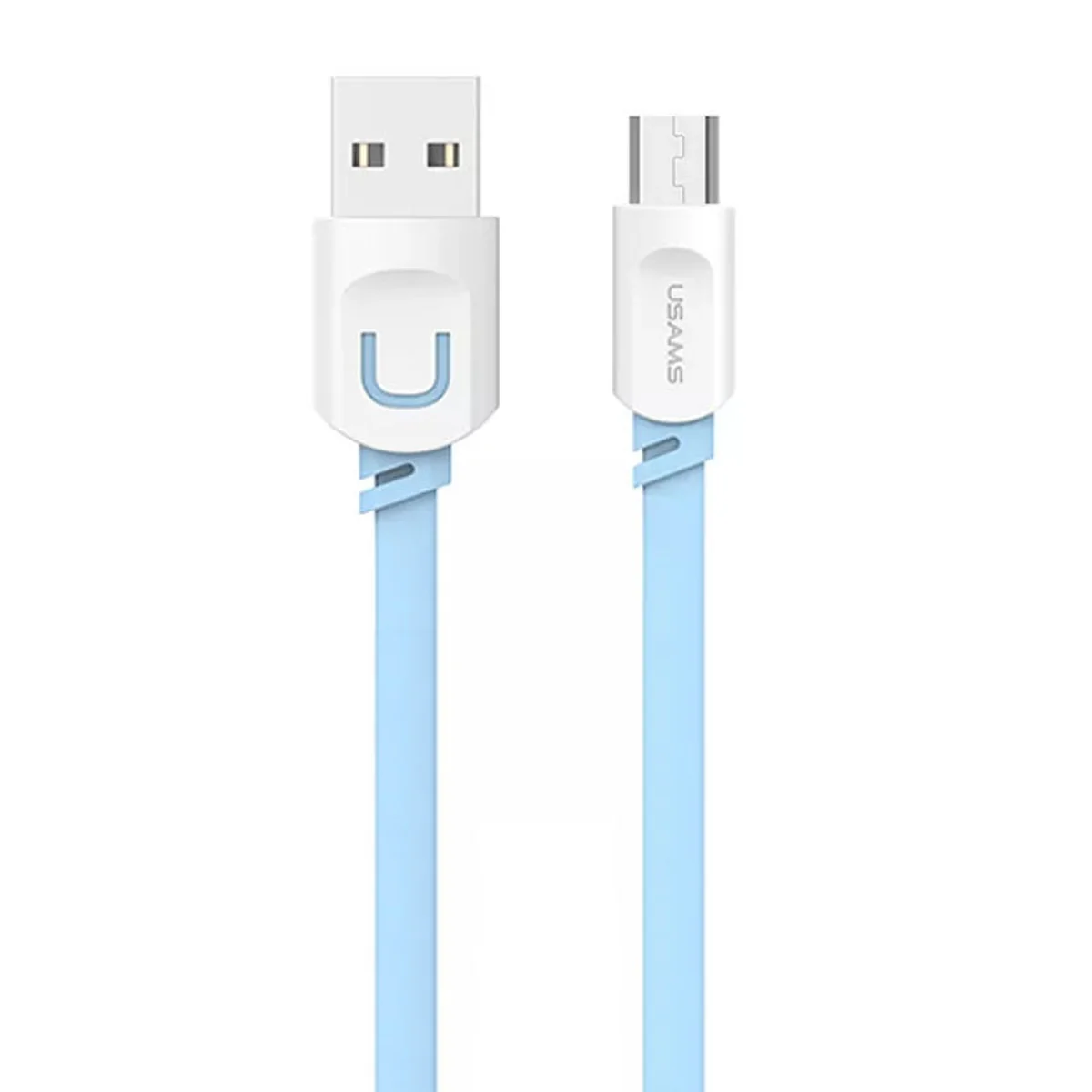 Дата кабель Usams US-SJ012 U-Trans USB to Micro USB (0.25m) Бірюзовий