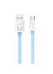 Дата кабель Usams US-SJ012 U-Trans USB to Micro USB (0.25m) Бирюзовый