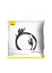 Кабель Baseus High Speed CAT6 Gigabit Ethernet Cable (Flat Cable) 12m Cluster (B00133205111-00) Black