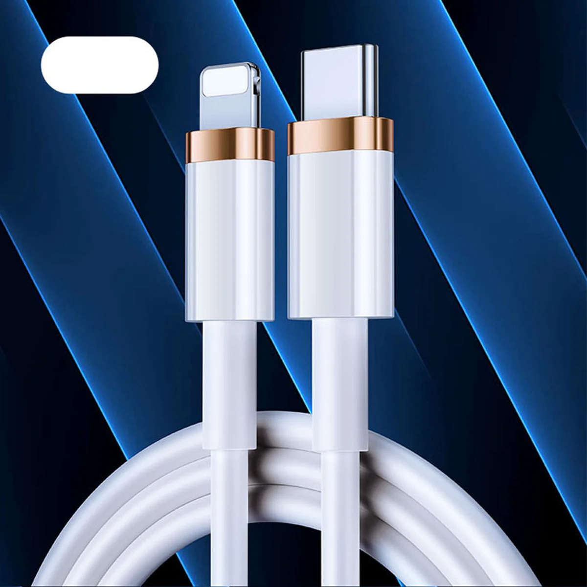 Дата кабель Usams US-SJ484 U63 Type-C To Lightning 20W PD (1.2m) Белый